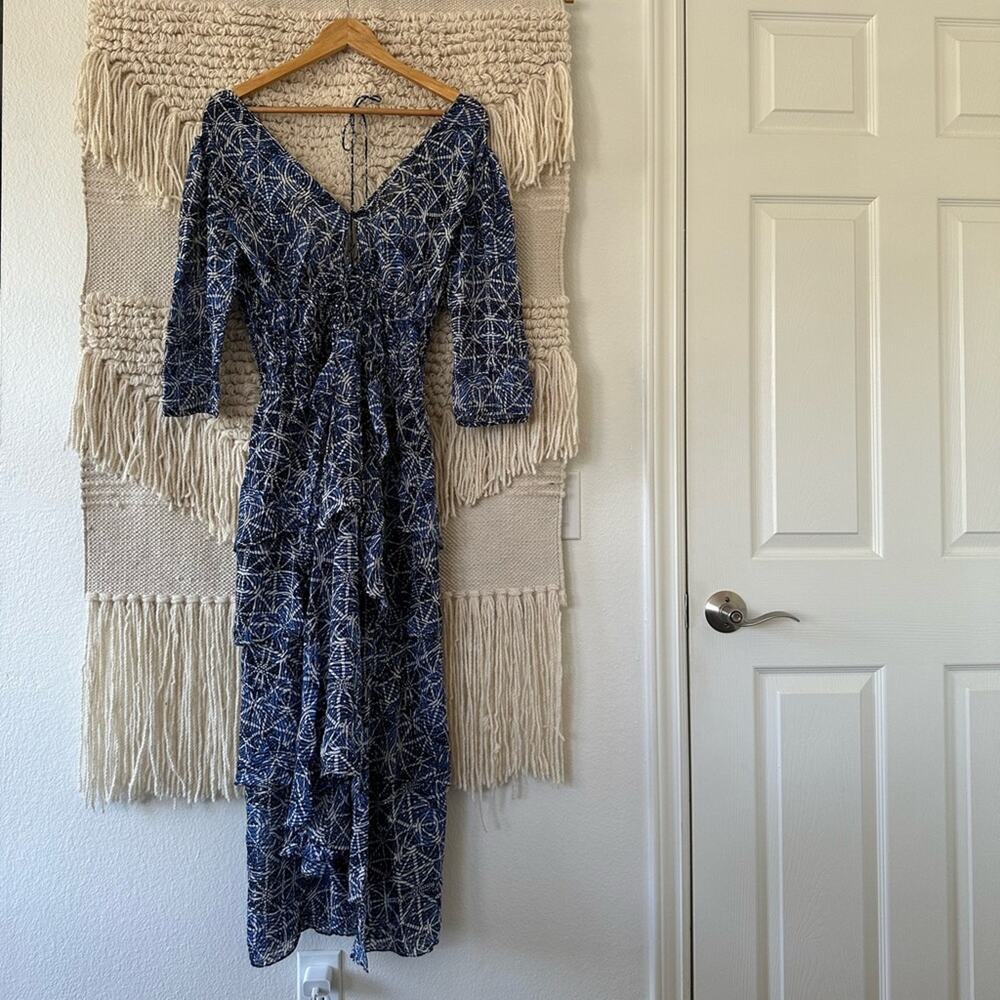 Maje Rufflani Ruffled Dress - Picture 1 of 8